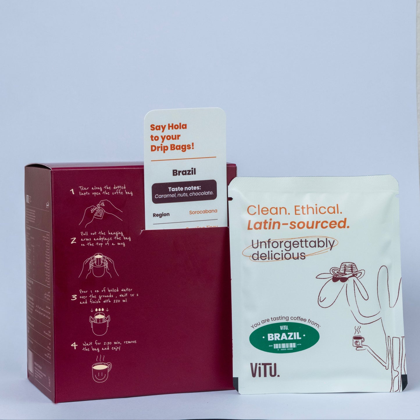 Box with Cafecito - BRAZIL DRIP BAGS